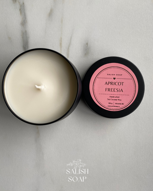 Apricot Freesia Vegan Soy Coconut Candles