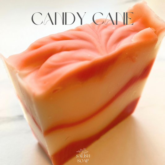 Candy Cane Soap Bar