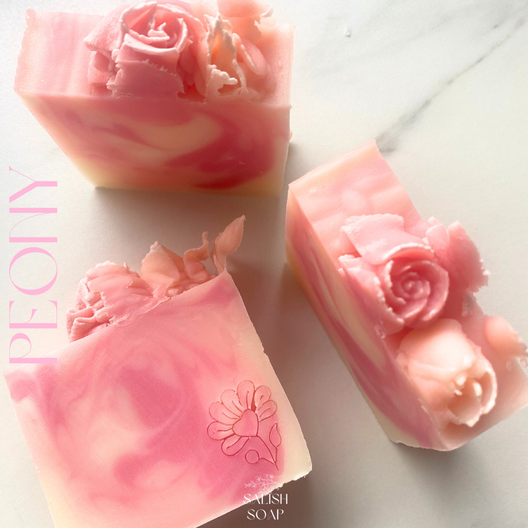 Peony vegan Soap