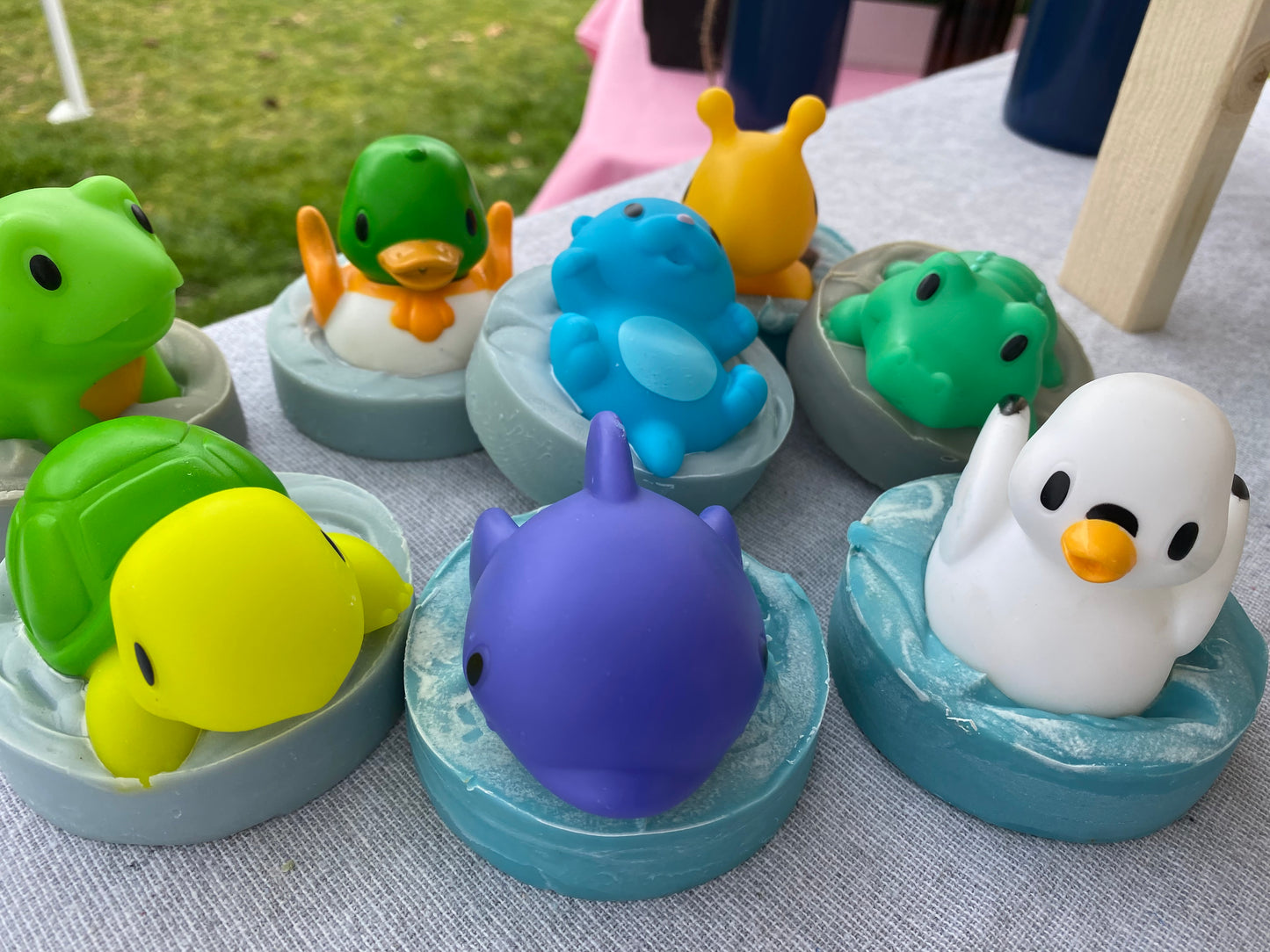Soap Bars for Kids with the Munchkin Bath Toy Lake Series