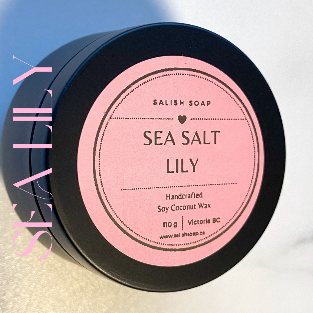 Sea Salt Lily Soy Coconut Candle