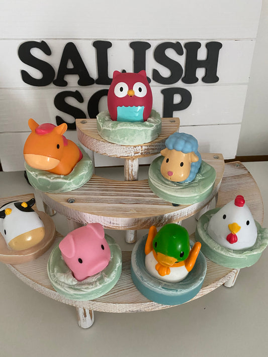 Soap Bars for Kids with the Munchkin Bath Toy Farm Series
