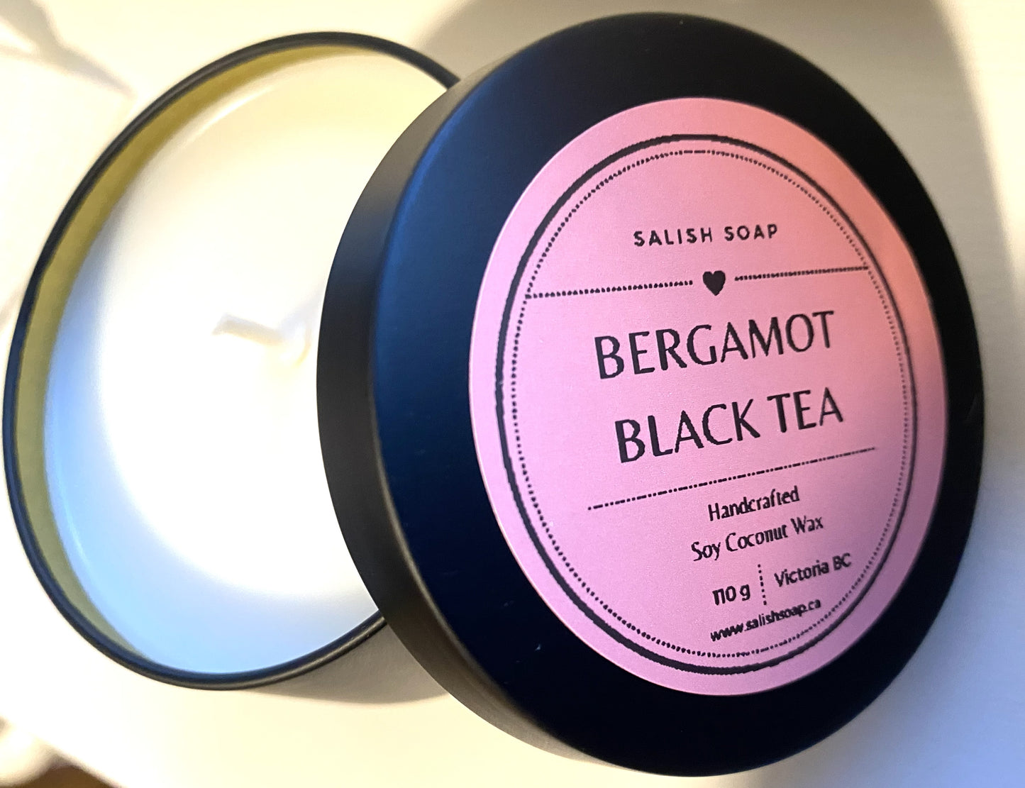 Bergamot Black Tea Vegan Soy Coconut Candles