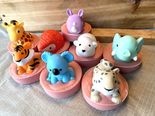 Soap Bars for Kids with the Munchkin Bath Toy Wild Series